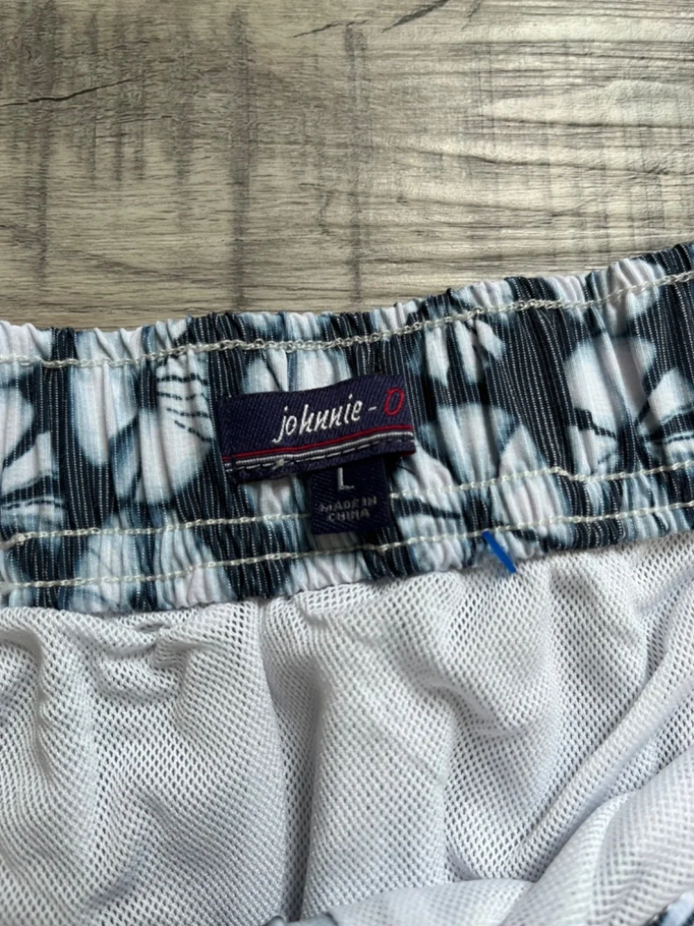 LOT OF 2 Pairs Johnnie-O Swim Trunks Lined Men's Size large